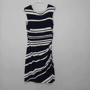 Ralph Lauren Elegant Striped Black and White Dress